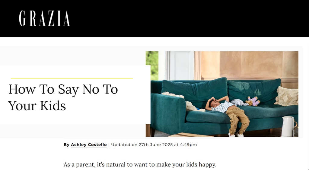 Grazia Daily how to say no feature